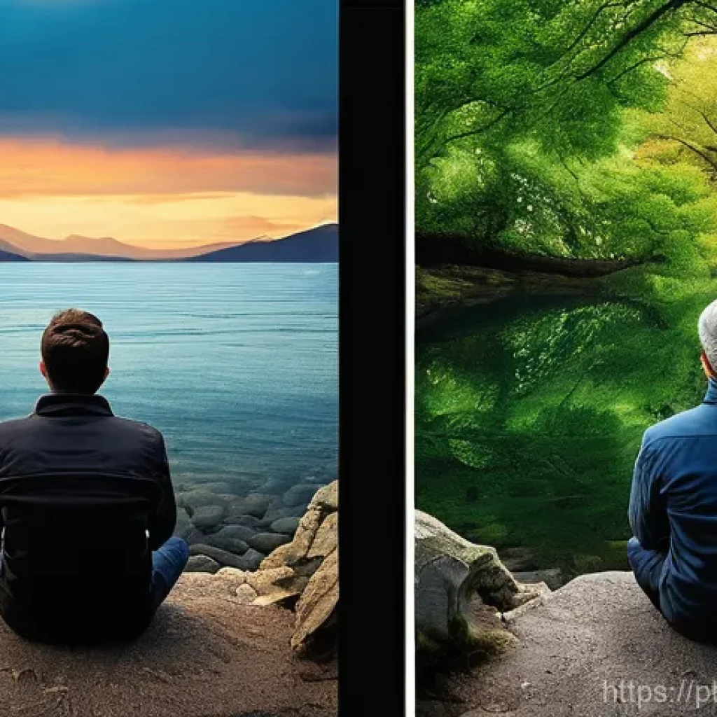 자기 인식을 높이는 연습법 - Here are three image prompts in English, designed to be detailed, evocative, and adhere to all speci...