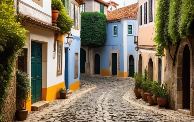 내면의 갈등을 해결하는 실질적인 방법 - **Prompt:** "A young adult stands at a metaphorical crossroads on a winding cobblestone path in a se...